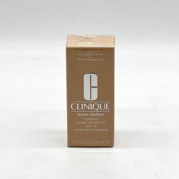 Clinique Other - CLINIQUE Even Better Makeup CN 10 Alabaster SPF 15 1oz Foundation New Sealed